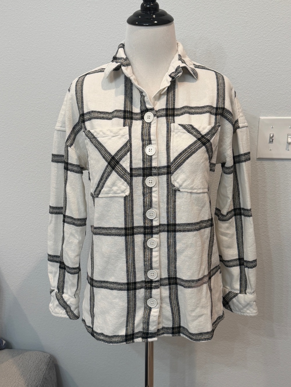 Guess Plaid Button-Down Shirt